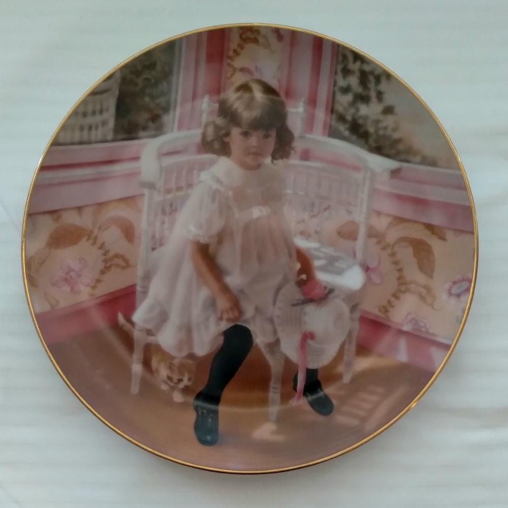 Vintage Plate by Sandra Kuck Days Gone By Collection